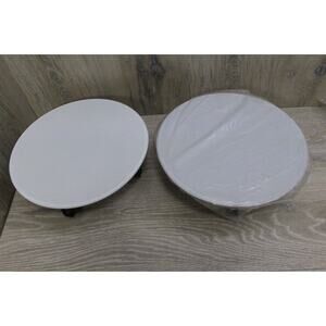 (2) Pyle PWRC83 Dual 8" In-Wall/Ceiling Speakers 2-Way Full Range Stereo Speaker